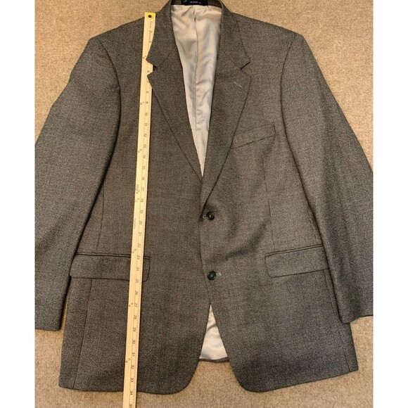 Oak Creek Tweed Blazer Mens 44L Lambs Wool Jacket Brown Sportcoat - Picture 5 of 11